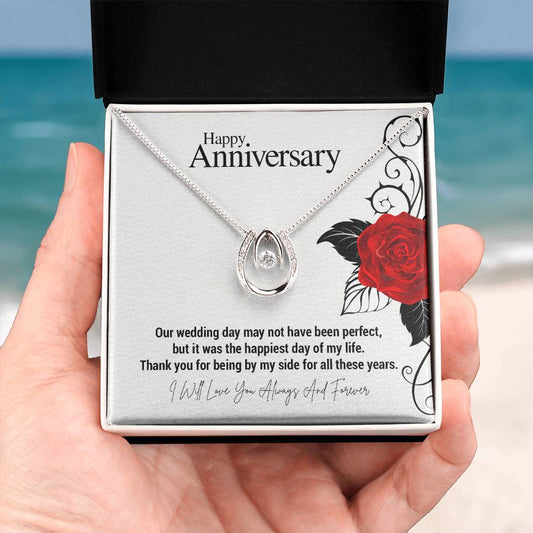 Happy Anniversary...Our wedding day may not have been perfect, but it was the happiest day of my life. Thank you for being by my side for all these years. ShineOn Fulfillment