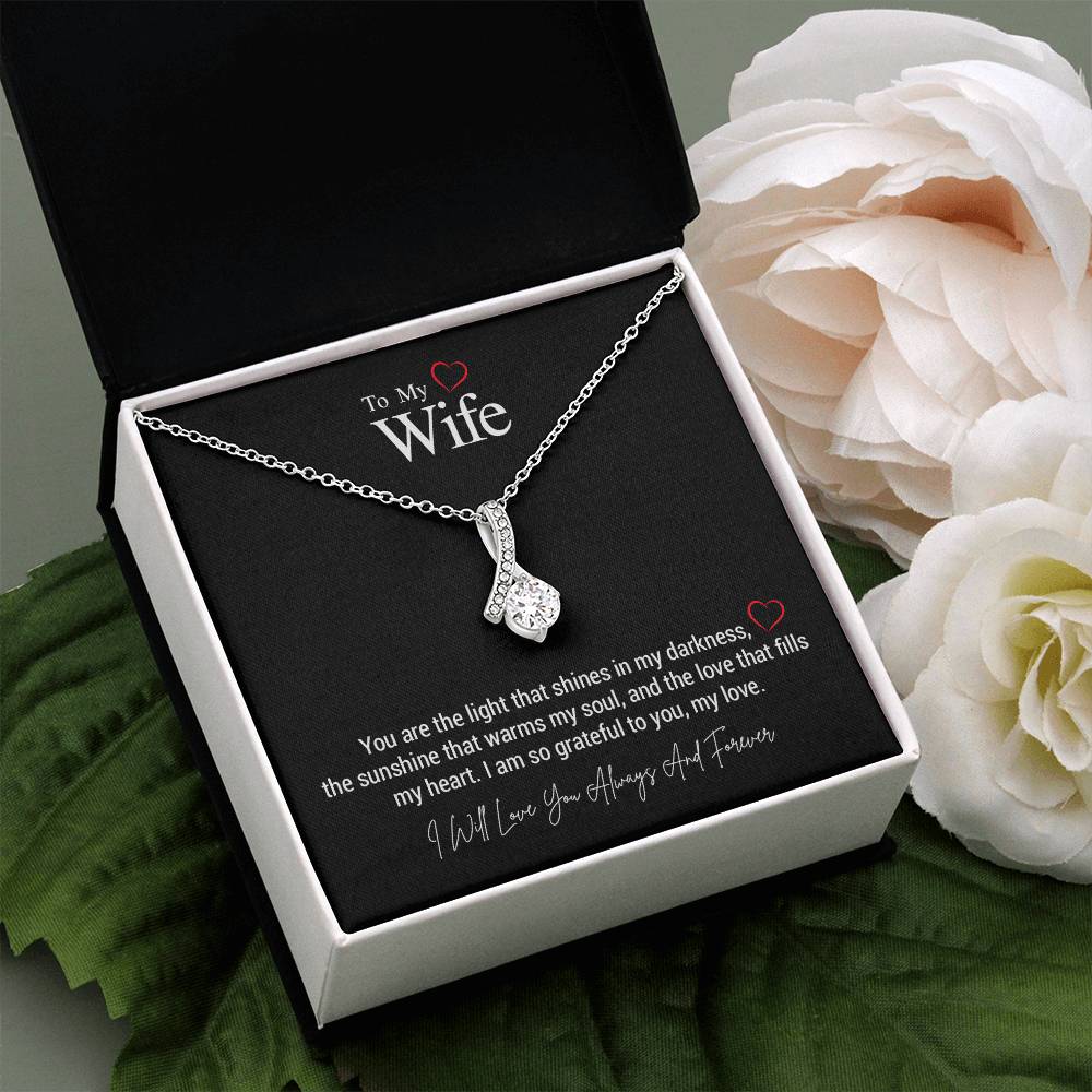 To My Wife..You are the light that shines in my darkness, the sunshine that warms my soul, and the love that fills my heart. I am so grateful to you, my love. ShineOn Fulfillment