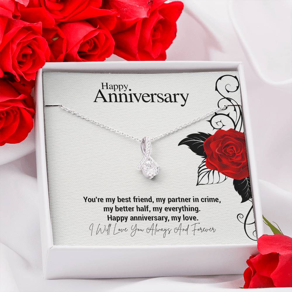 Happy Anniversary..You're my best friend, my partner in crime, my better half, my everything. Happy anniversary, my love. ShineOn Fulfillment