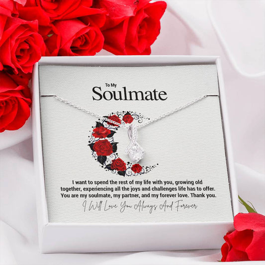 To My Soulmate...I want to spend the rest of my life with you, growing old together, experiencing all the joys and challenges life has to offer. You are my soulmate, my partner, and my forever love. Thank you. - Crimson Sparkler