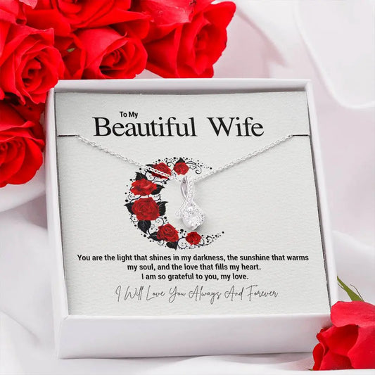 To My Beautiful Wife...You are the light that shines in my darkness, the sunshine that warms my soul, and the love that fills my heart. I am so grateful to you, my love. ShineOn Fulfillment