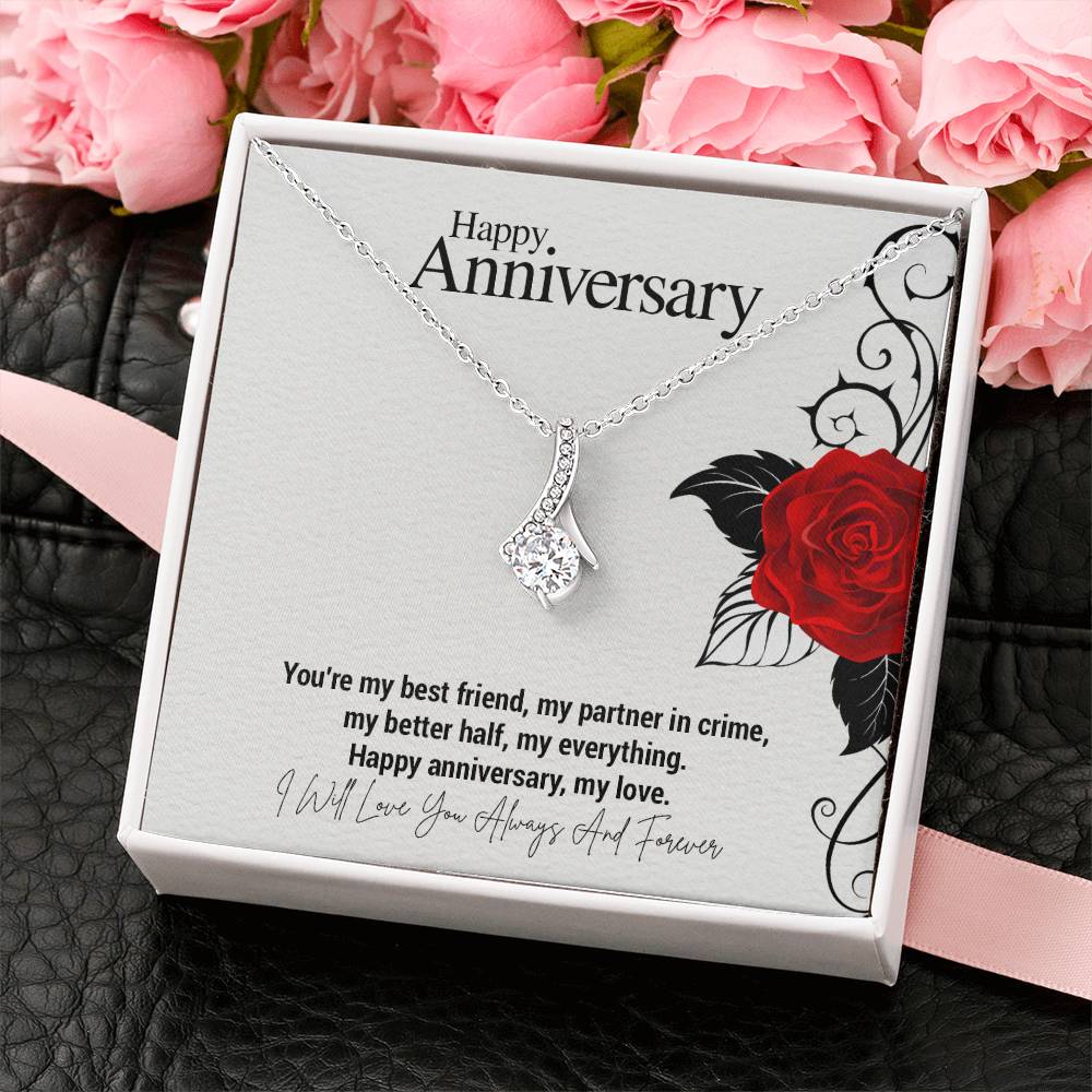 Happy Anniversary..You're my best friend, my partner in crime, my better half, my everything. Happy anniversary, my love. ShineOn Fulfillment