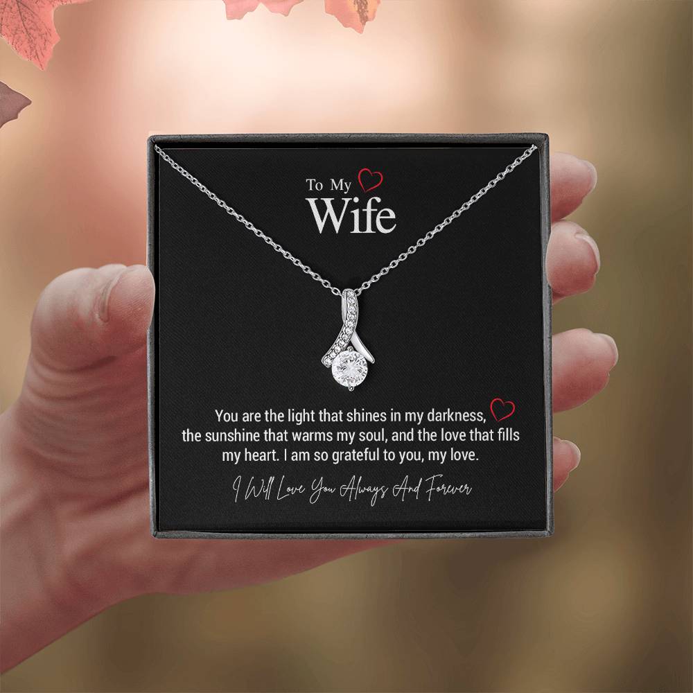 To My Wife..You are the light that shines in my darkness, the sunshine that warms my soul, and the love that fills my heart. I am so grateful to you, my love. ShineOn Fulfillment