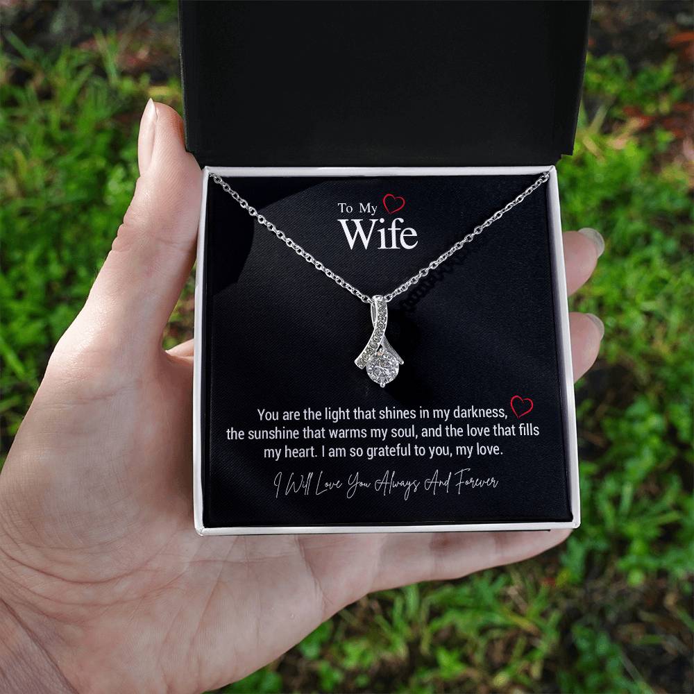 To My Wife..You are the light that shines in my darkness, the sunshine that warms my soul, and the love that fills my heart. I am so grateful to you, my love. ShineOn Fulfillment