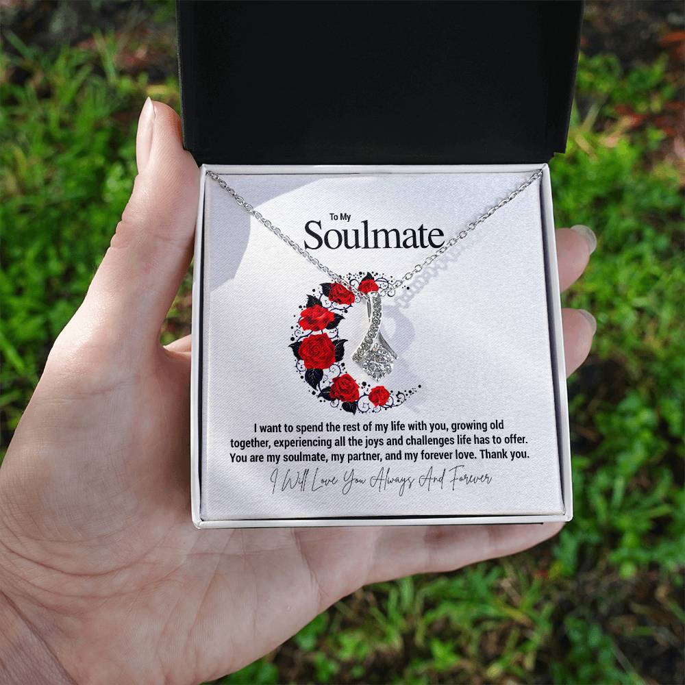 To My Soulmate...I want to spend the rest of my life with you, growing old together, experiencing all the joys and challenges life has to offer. You are my soulmate, my partner, and my forever love. Thank you. - Crimson Sparkler