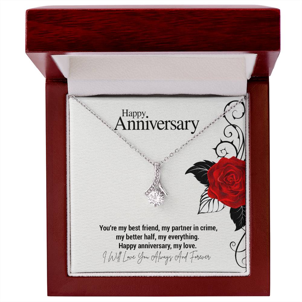 Happy Anniversary..You're my best friend, my partner in crime, my better half, my everything. Happy anniversary, my love. ShineOn Fulfillment