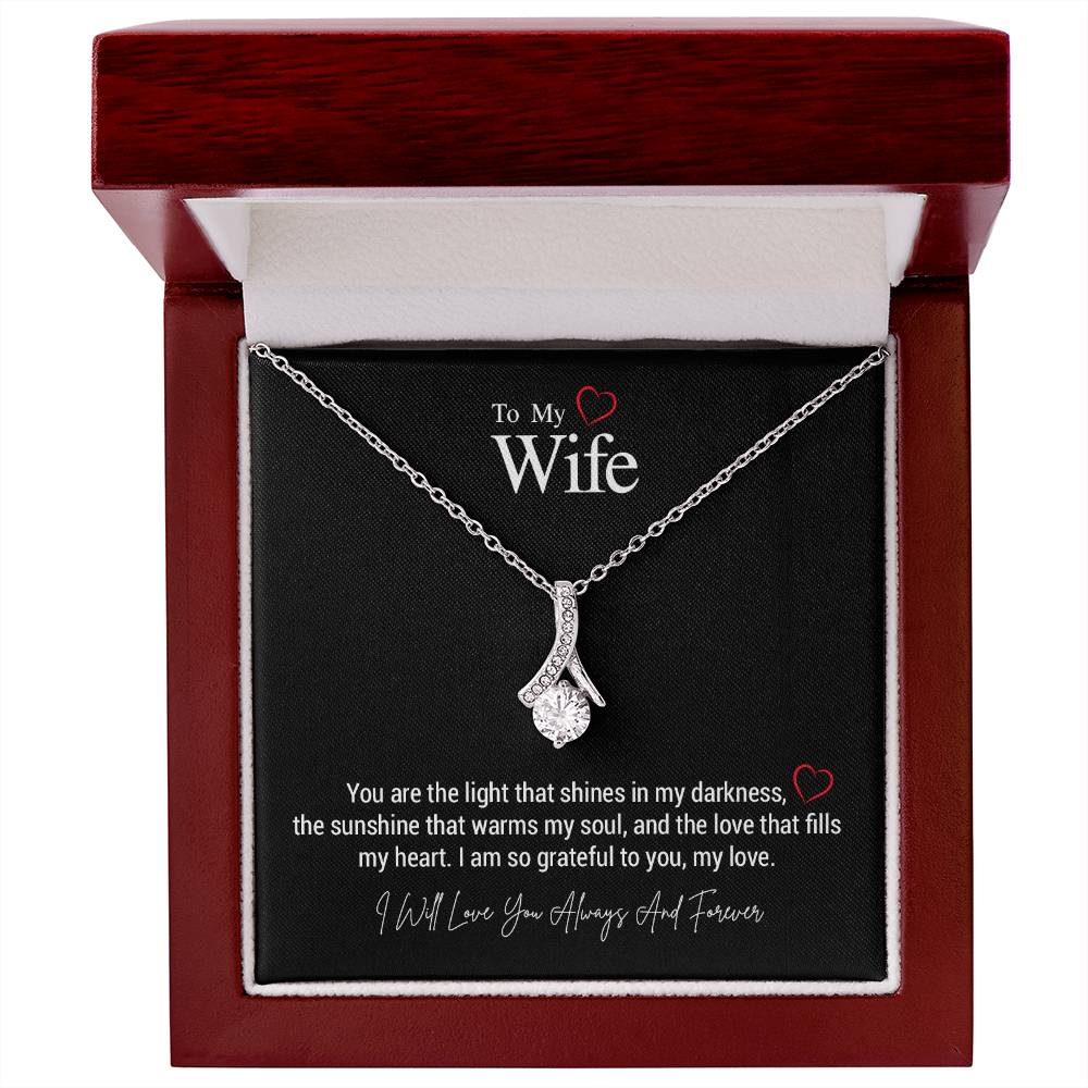 To My Wife..You are the light that shines in my darkness, the sunshine that warms my soul, and the love that fills my heart. I am so grateful to you, my love. ShineOn Fulfillment