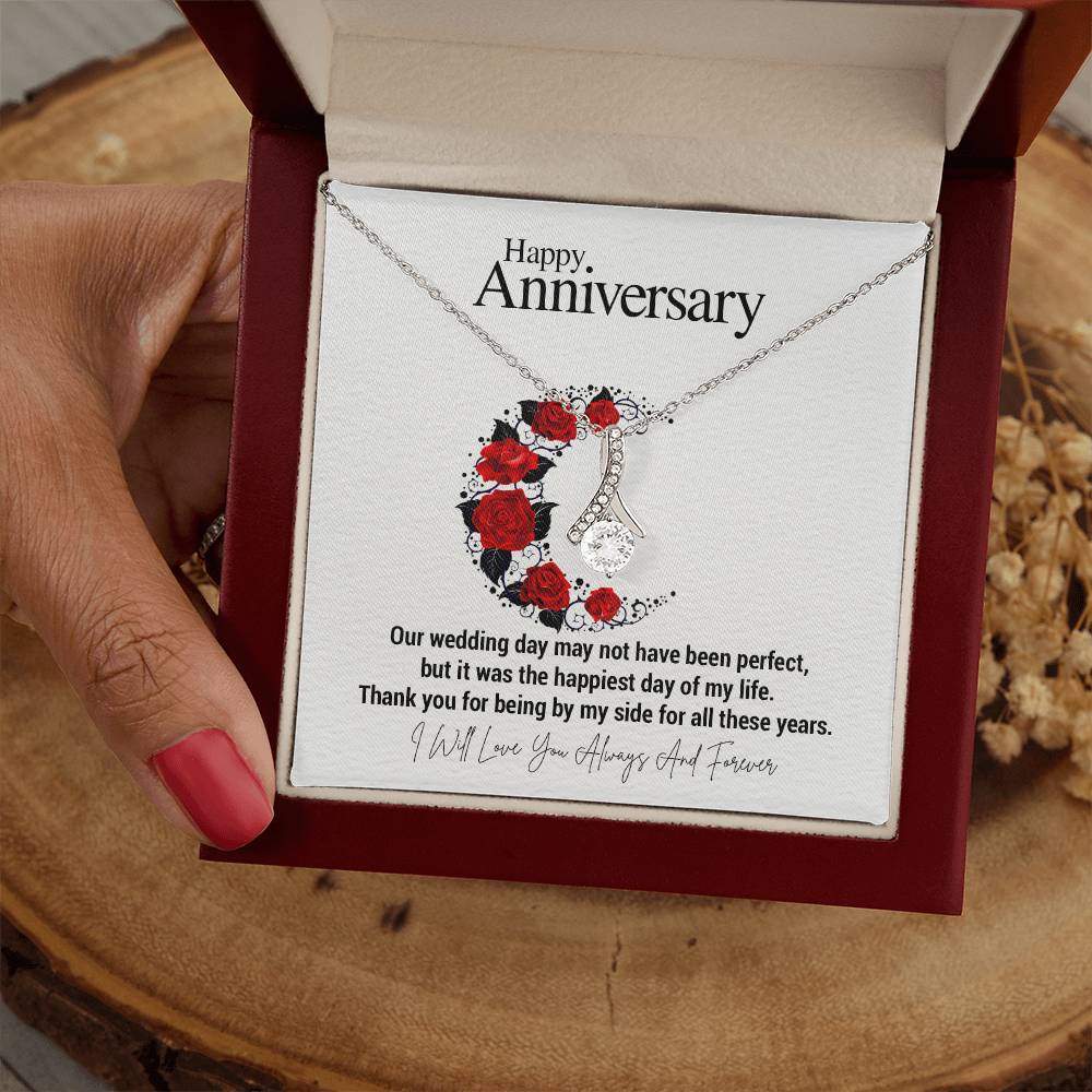 Happy Anniversary...Our wedding day may not have been perfect, but it was the happiest day of my life. Thank you for being by my side for all these years. ShineOn Fulfillment