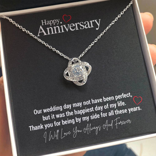 Happy Anniversary...Our wedding day may not have been perfect, but it was the happiest day of my life. Thank you for being by my side for all these years. ShineOn Fulfillment
