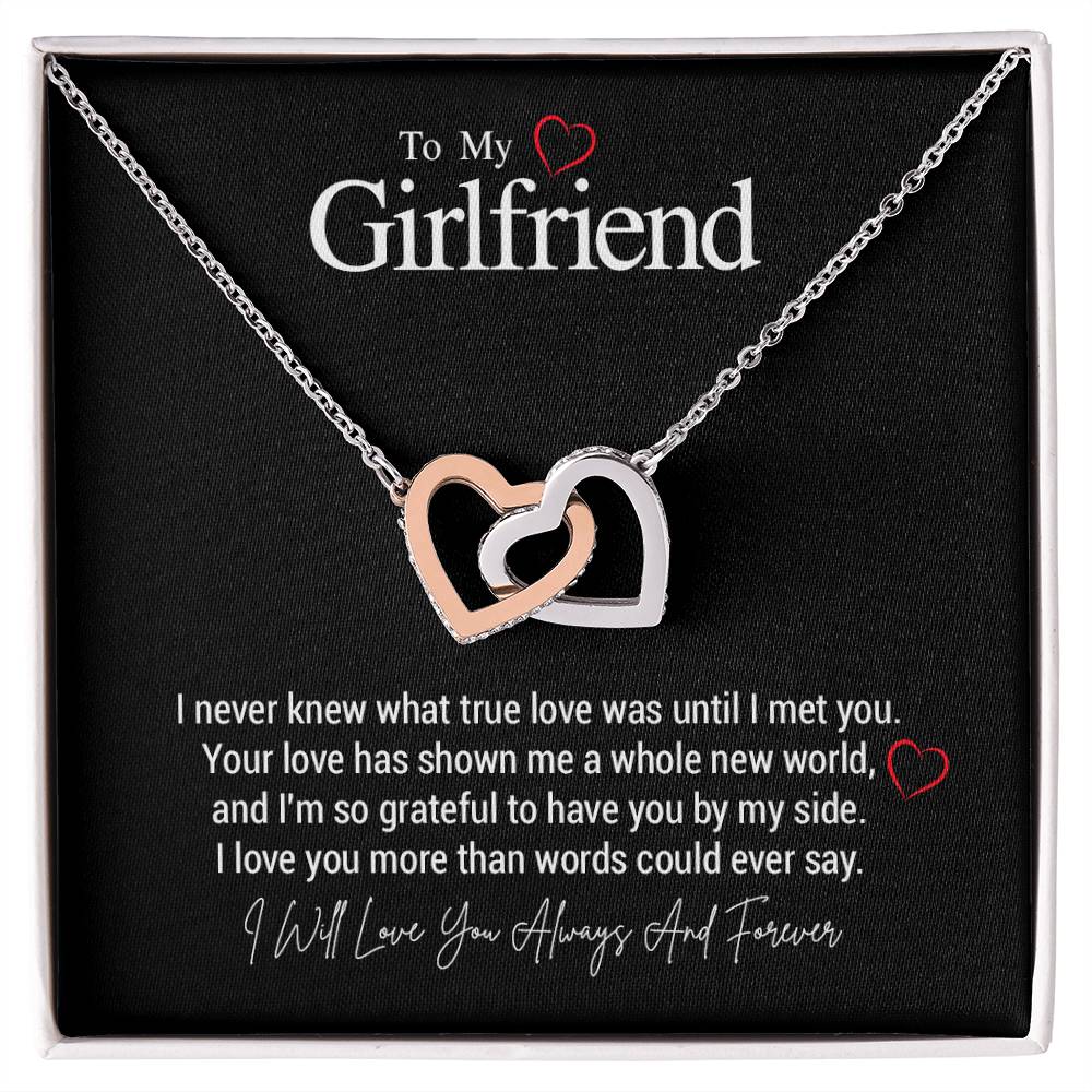 To My Girlfriend...I never knew what true love was until I met you. Your love has shown me a whole new world, and I'm so grateful to have you by my side. I love you more than words could ever say. - Crimson Sparkler