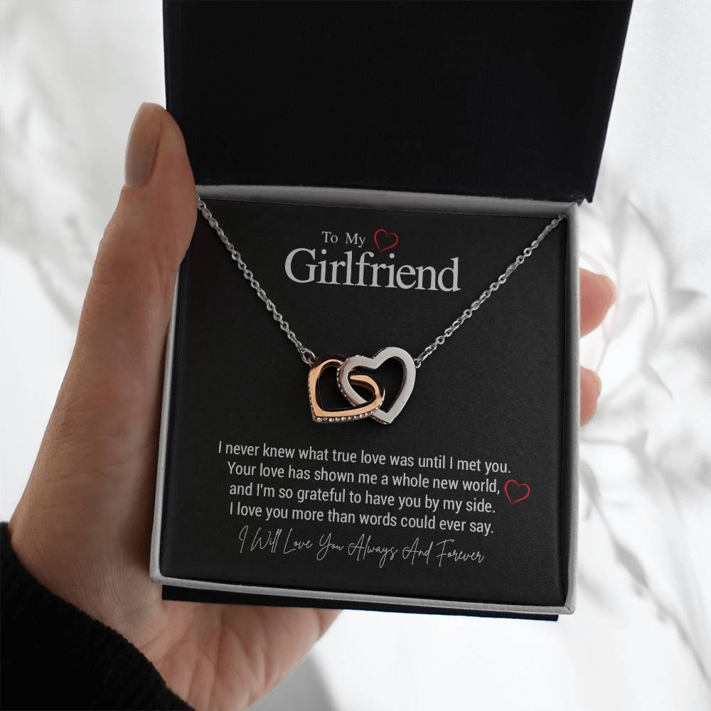 To My Girlfriend...I never knew what true love was until I met you. Your love has shown me a whole new world, and I'm so grateful to have you by my side. I love you more than words could ever say. - Crimson Sparkler
