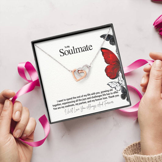 To My Soulmate...I want to spend the rest of my life with you, growing old together, experiencing all the joys and challenges life has to offer. You are my soulmate, my partner, and my forever love. Thank you. - Crimson Sparkler