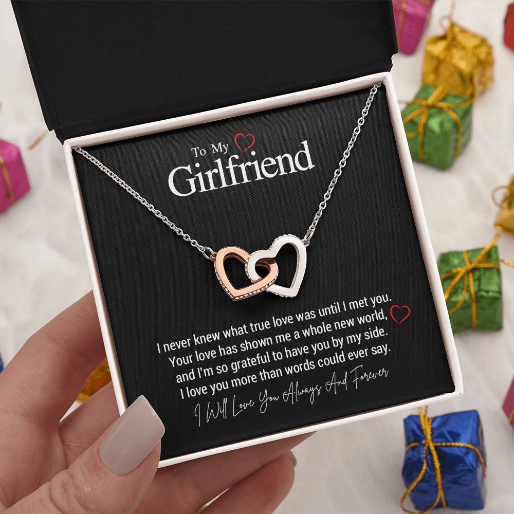 To My Girlfriend...I never knew what true love was until I met you. Your love has shown me a whole new world, and I'm so grateful to have you by my side. I love you more than words could ever say. - Crimson Sparkler