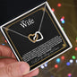 To My Wife...IF I HAD ONE WISH. IT WOULD BE TO TURN BACK THE CLOCK SO I COULD FIND YOU SOONER AND LOVE YOU LONGER IF I HAD A SECOND WISH, IT WOULD BE TO GIVE YOU THE ABILITY TO SEE YOURSELF THROUGH MY EYES. ShineOn Fulfillment