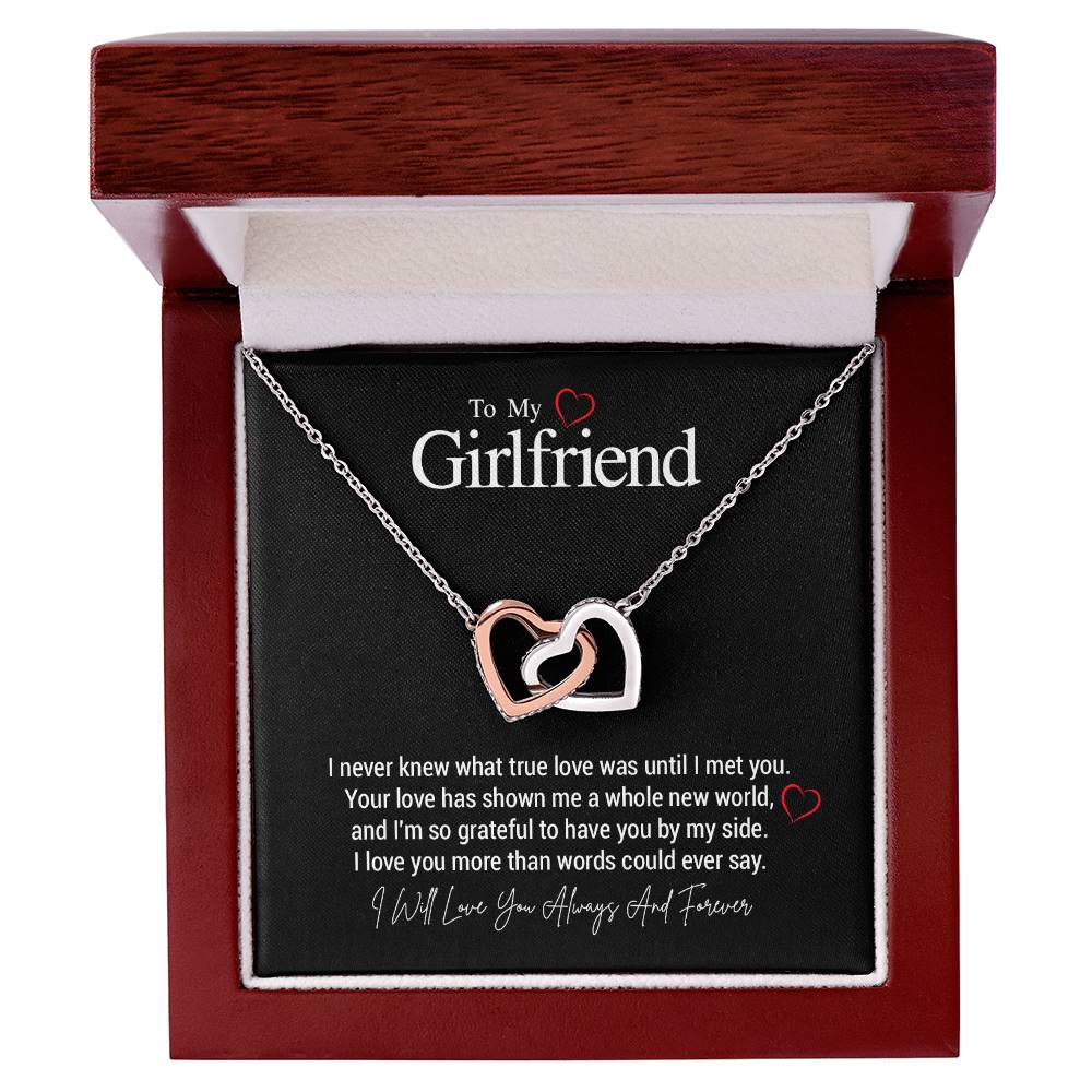 To My Girlfriend...I never knew what true love was until I met you. Your love has shown me a whole new world, and I'm so grateful to have you by my side. I love you more than words could ever say. - Crimson Sparkler