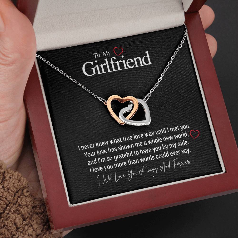 To My Girlfriend...I never knew what true love was until I met you. Your love has shown me a whole new world, and I'm so grateful to have you by my side. I love you more than words could ever say. - Crimson Sparkler