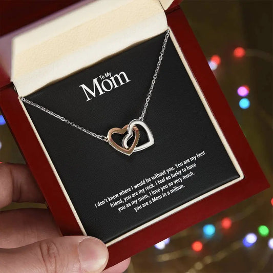 To My Mom...I don't know where I would be without you. You are my best friend, you are my rock. I feel so lucky to have you as my mom, I love you so very much. you are a Mom in a million. ShineOn Fulfillment