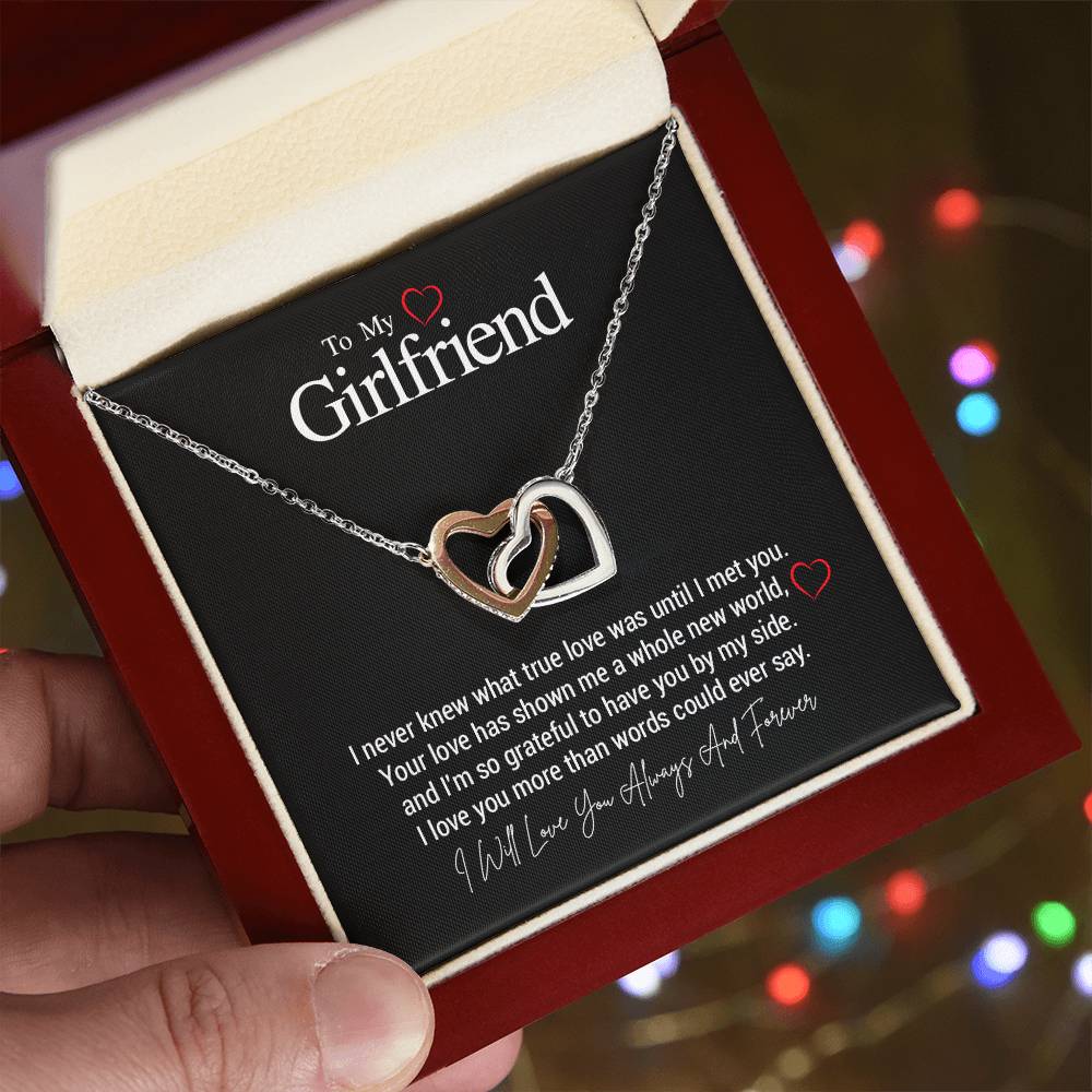 To My Girlfriend...I never knew what true love was until I met you. Your love has shown me a whole new world, and I'm so grateful to have you by my side. I love you more than words could ever say. - Crimson Sparkler